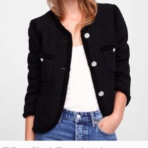 Zara tweed jacket, size L